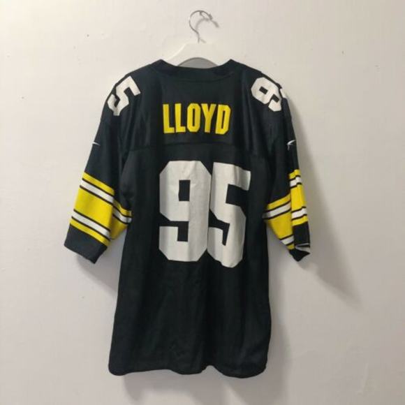 Greg Lloyd #95 Reebok Reversible Steelers Jersey - Picture 2 of 8